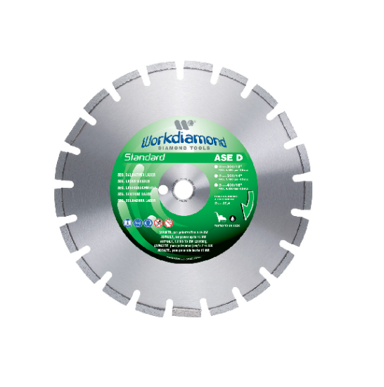 Immagine di DISCO DIAMANTATO ASE D D 400 FORO 25,4 PER ASFALTO WORKDIAMOND