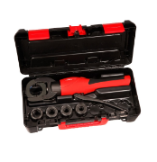 Immagine di PRESSATRICE IDRAULICA MANUALE VIPER I26 VIRAX CON INSERTI TH 16 20 26 mm IN VALIGIA VIRABOX