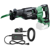 Immagine di SEGHETTO FRONTALE A BATTERIA CR36DA VOLT 36 BRUSHLESS SOLO CORPO MACCHINA HIKOKI HITACHI