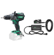 Immagine di TRAPANO AVVITATORE BATTERIA PERCUSSIONE DV36DA VOLT 36 BRUSHLESS SOLO MACCHINA HIKOKI HITACHI VALIGIA