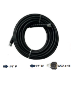 Immagine di TUBO PROFESSIONALE MT 10 PER IDROPULITRICE BAR 250 1/4 GRADI 150° ATTACCO 1/4 F + 1/4 F