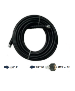 Immagine di TUBO PROFESSIONALE MT 10 PER IDROPULITRICE BAR 250 1/4 GRADI 150° ATTACCO 1/4 F + 1/4 F