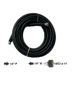 Immagine di TUBO PROFESSIONALE MT 10 PER IDROPULITRICE BAR 250 1/4 GRADI 150° ATTACCO 3/8 F + 3/8 F