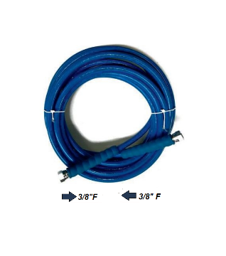 Immagine di TUBO PROFESSIONALE MT 10 PER IDROPULITRICE BAR 400 5/16 GRADI 155 ATTACCO 3/8 F + F 