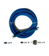 Immagine di TUBO PROFESSIONALE MT 10 PER IDROPULITRICE BAR 400 5/16 GRADI 155 ATTACCO 3/8 F + F 