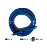 Immagine di TUBO PROFESSIONALE MT 10 PER IDROPULITRICE BAR 400 5/16 GRADI 155 ATTACCO 3/8 F + F 