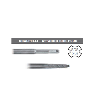 Immagine di SCALPELLO A PUNTA LT. 250 CON ATTACCO SDS PLUS CP HIKOKI HITACHI