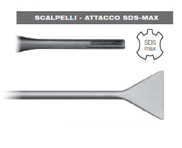 Immagine di SCALPELLO A SPATOLA 115 x 350 CON ATTACCO SDS MAX HIKOKI HITACHI