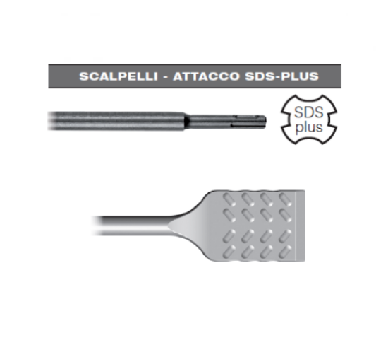 Immagine di SCALPELLO A TAGLIO 50 x 250 CON ATTACCO SDS PLUS HITACHI HIKOKI MARTELLO TASSELLATORE PER PIASTRELLE