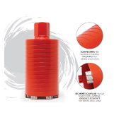 Immagine di FORETTO CORONA DIAMANTATO DIAMETRO 82 LUNGHEZZA 150 KING A SECCO ATTACCO 1" 1/4 FEMMINA WORKDIAMOND