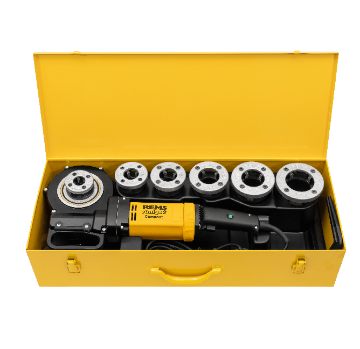 Immagine di FILIERA ELETTRICA AMIGO 2 COMPACT REMS IN SET R 1/2" 3/4" 1" 1" 1/4 1" 1/2 2" IN VALIGIA