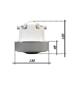 Immagine di MOTORE PER ASPIRAPOLVERE WATT 1100 VOLT 220 LAVOR WHISPER SILENT SAHARA
