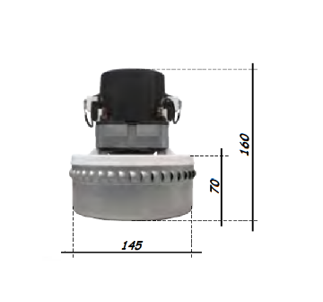 Immagine di MOTORE PER ASPIRAPOLVERE ASPIRALIQUIDI BISTADIO WATT 1200 VOLT 220 LAVOR ZEUS APOLLO SP150F GNX32 SMX-R80 COMET CVC 150XH