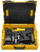 Immagine di PRESSATRICE RADIALE A BATTERIA MINI PRESS 22 V ACC VOLT 22 Ah 2,5 REMS IN VALIGIA L BOXX