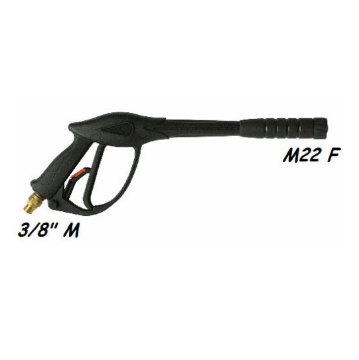 Immagine di PISTOLA PROFESSIONALE PER IDROPULITRICE ENTRATA 3/8" MASCHIO USCITA M22 FEMMINA
