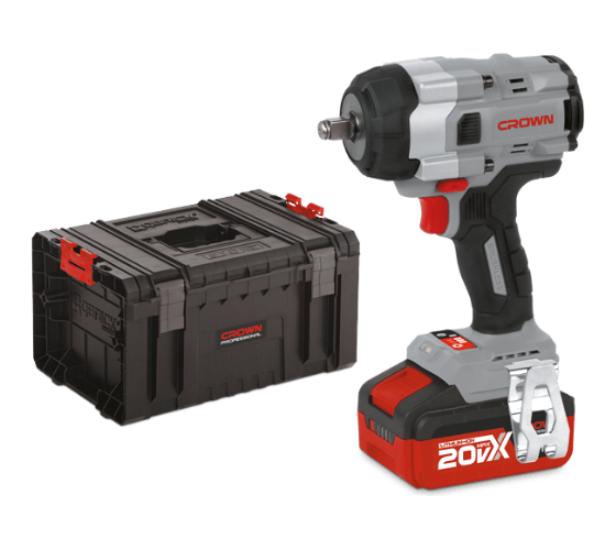 Immagine di AVVITATORE AD IMPULSI A BATTERIA CT22057HX-5 IMC VOLT 20 Ah 5,0 MAX 600 Nm ATTACCO 1/2" CROWN IN VALIGIA