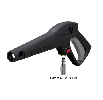Immagine di PISTOLA PER IDROPULITRICE LAVOR WASH FASA CON ATTACCO RAPIDO IN OTTONE + ADATTATORE TUBO 1/4 M