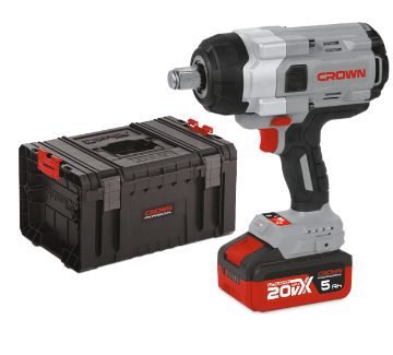 Immagine di AVVITATORE AD IMPULSI A BATTERIA CT22058HX-5 IMC VOLT 20 Ah 5,0 MAX 1500 Nm ATTACCO 3/4" BRUSHLESS CROWN