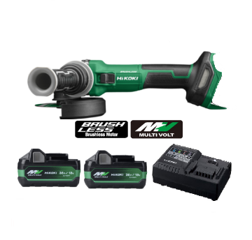 Immagine di SMERIGLIATRICE A BATTERIA G1813DE D 125 MULTI VOLT BRUSHLESS HIKOKI IN VALIGIA