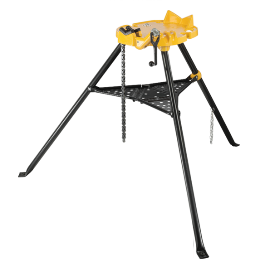 Immagine di MORSA A CATENA REMS AQUILA 3B PER TUBI FINO A 6 SU TREPPIEDE PIEGHEVOLE