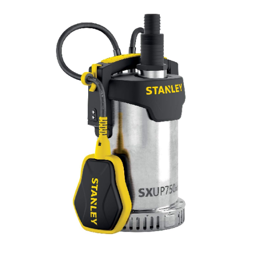 Immagine di ELETTROPOMPA DA DRENAGGIO SXUP750XCE WATT 750 VOLT 220 STANLEY PER ACQUE CHIARE 