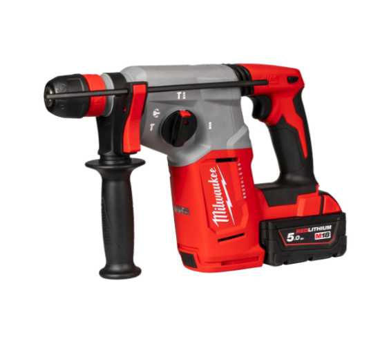 Immagine di TASSELLATORE A BATTERIA M18 BLHX-502X VOLT 18 Ah 5,0 JOULE 2,5 CON ATTACCO SDS PLUS FUEL BRUSHLESS MILWAUKEE