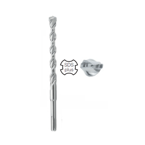 Immagine di PUNTA ELICOIDALE 8 x 260 2 TAGLIENTI CON ATTACCO SDS PLUS HIKOKI HITACHI