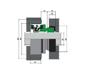 Immagine di TENUTA MECCANICA COMPLETA DIAMETRO 19,05 - 3/4 PER ELETTROPOMPA PISCINA